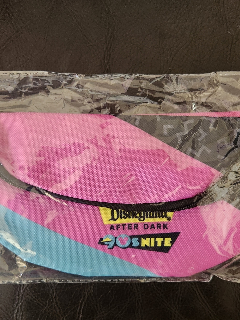 Disney After Dark 90s Nite Pink and Light Blue Waist Bag